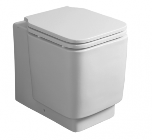 Унитаз SIMAS FLOW напольный приставной цвет белый FL61