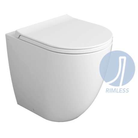 Унитаз SIMAS VIGNONI XS напольный приставной безободковый цвет белый VI26