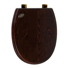 Сиденье с крышкой SIMAS ARCADE с микролифтом цвет орех бронза AR009BR