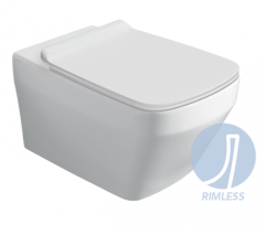 Унитаз SIMAS BADEN BADEN подвесной безободковый цвет белый матовый BB18/F85.BM