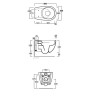Унитаз SIMAS VIGNONI подвесной безободковый цвет tela matt VI18/F85.TM