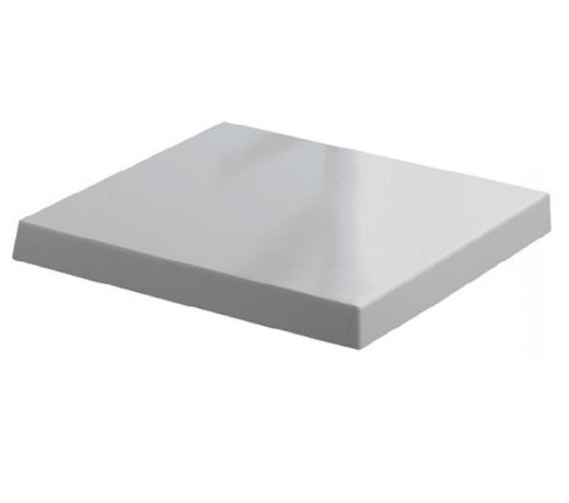 Сиденье с крышкой SIMAS FROZEN с микролифтом цвет белый хром FZ004