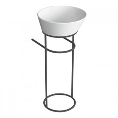 Металлическая структура SIMAS WAVE напольная цвет черный матовый WASA01