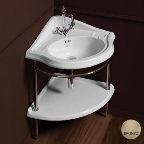 Консоль SIMAS ARCADE угловая напольная цвет бронза 1011BR