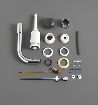 Механизм слива SIMAS с латунной трубой для среднего бачка с боковой ручкой смыва D11ORO