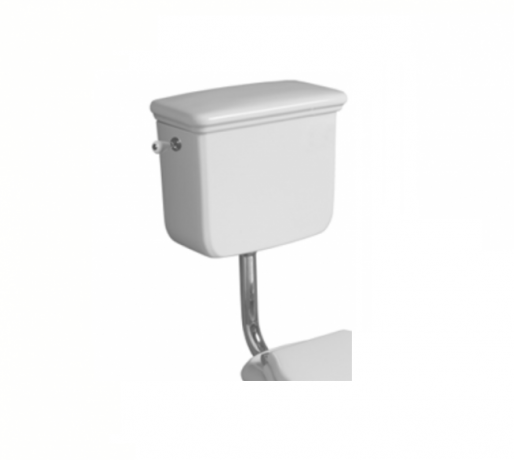 Бачок SIMAS LANTE Настенный на средней трубе с боковой ручкой смыва цвет белый LA28