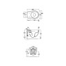 Унитаз SIMAS VIGNONI подвесной безободковый цвет белый матовый VI18/F85.BM