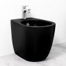 Биде SIMAS VIGNONI Напольное приставное с одним отверстием цвет черный матовый VI04.NM