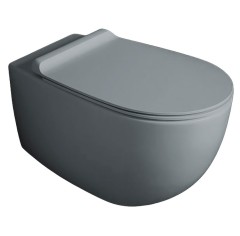 Унитаз SIMAS VIGNONI подвесной безободковый цвет цемент матовый VI18/F85.CM