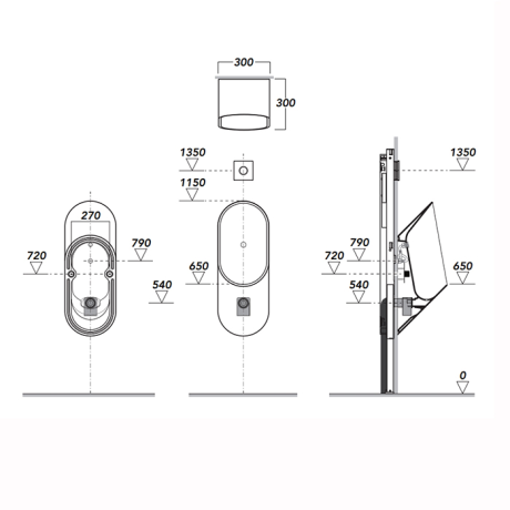 Писсуар SIMAS VIGNONI подвесной цвет белый VI03/F85