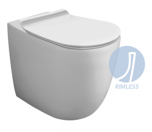 Унитаз SIMAS VIGNONI напольный приставной безободковый цвет белый VI01