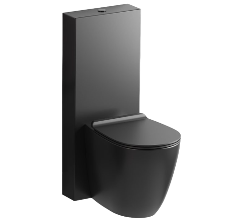 Унитаз SIMAS VIGNONI напольный приставной безободковый цвет черный VI01.NE
