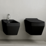 Унитаз SIMAS BADEN BADEN подвесной безободковый цвет черный матовый BB18/F85.NM