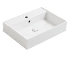 Раковина SIMAS AGILE подвесная или накладная с одним отверстием цвет белый AG61