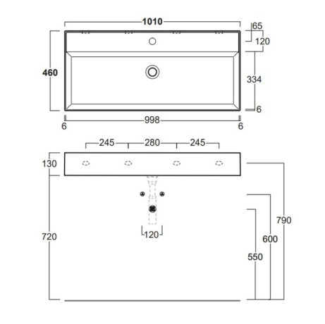 Раковина SIMAS AGILE подвесная или накладная с одним отверстием цвет белый AG101