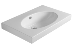 Раковина SIMAS LFT Spazio подвесная без отверстий цвет белый LFT44.0