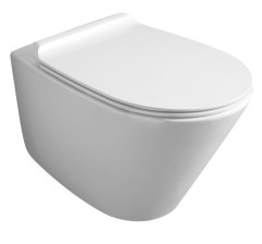 Унитаз SIMAS GAMBASSI подвесной безободковый цвет белый GA18/F85