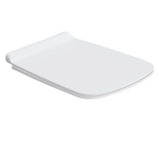 Сиденье с крышкой SIMAS BADEN BADEN быстросъемное цвет белый петли хром BB003