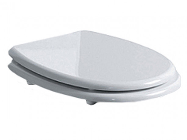 Сиденье с крышкой SIMAS LONDRA с микролифтом цвет белый бронза LO007SBR