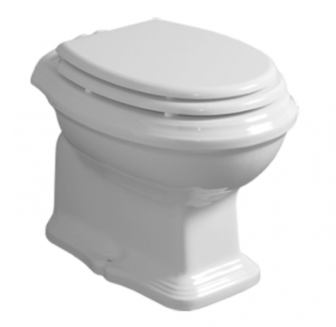 Унитаз SIMAS ARCADE напольный приставной или к бачку с горизонтальным сливом цвет белый AR811